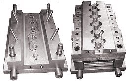 6-cavity-injection-mold-PBT-ignition-coil-housing