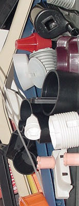 Plastic injection molded parts from our company manufactured molds